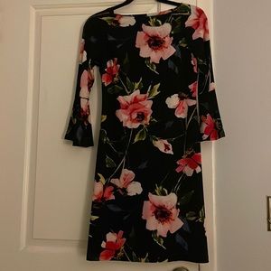 Tommy Hilfiger floral long sleeve dress